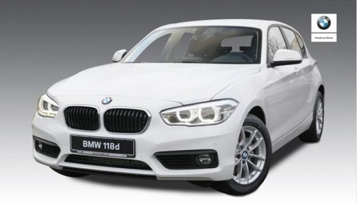 BMW 118d 5-Türer vorne